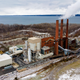 The Greenidge Generation bitcoin mining facility is in a former coal plant by Seneca Lake in Dresden, New York.